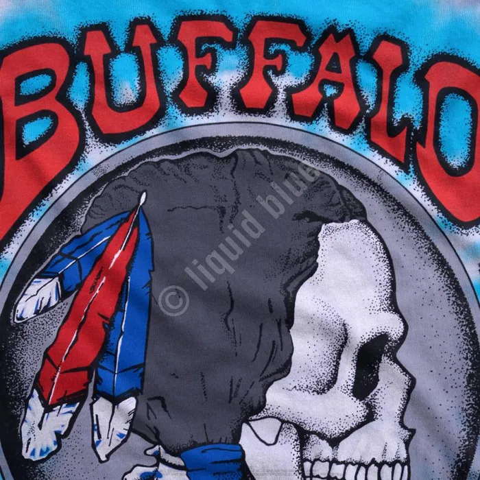 Liquid Blue TShirt Men Buffalo Nickel TieDye TShirt