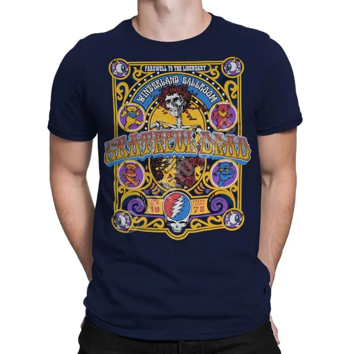 Liquid Blue TShirt Men Closing Of Winterland Navy TShirt