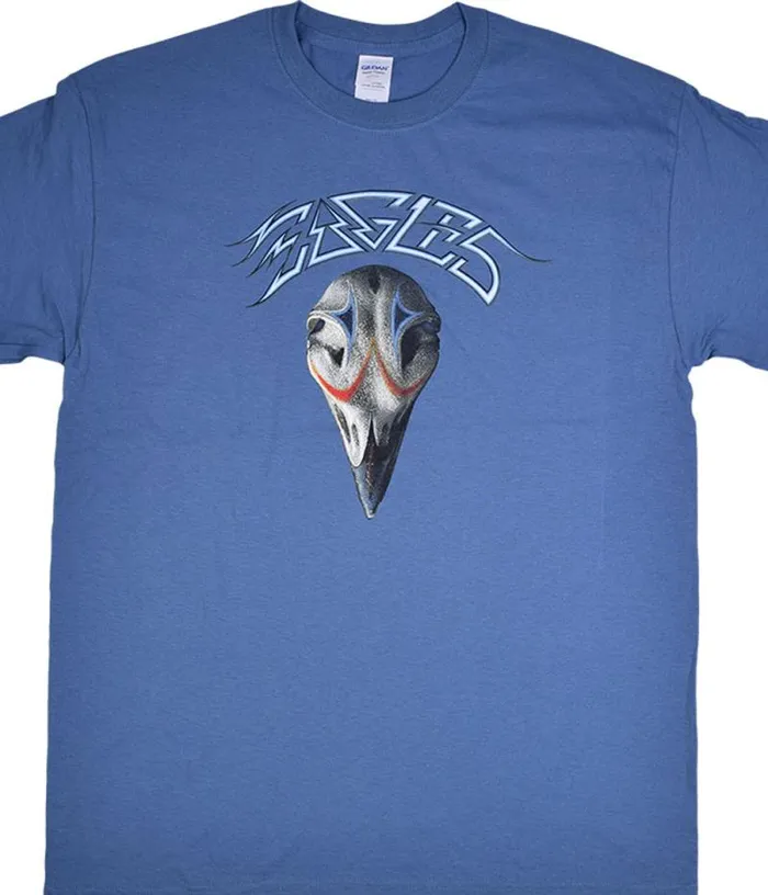 Liquid Blue TShirt Men Eagles Greatest Hits Blue TShirt