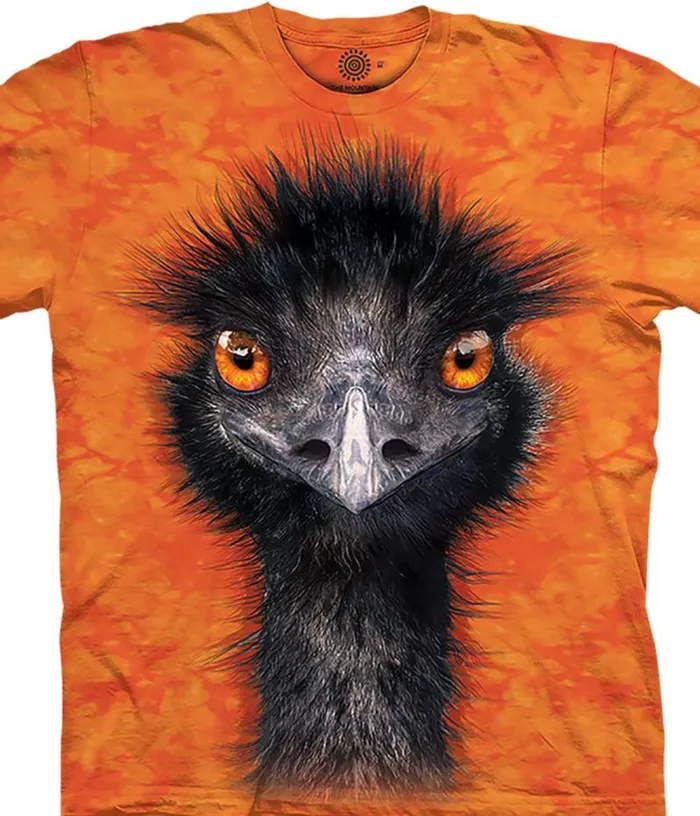 Liquid Blue TShirt Men Emu Classic Cotton TShirt