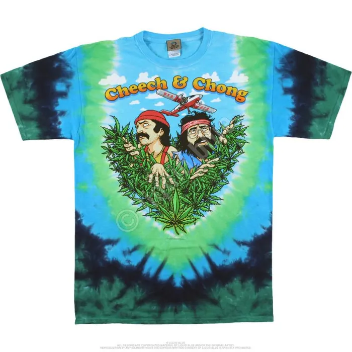 Liquid Blue TShirt Men Field Of Dreams TieDye TShirt