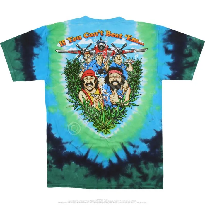 Liquid Blue TShirt Men Field Of Dreams TieDye TShirt