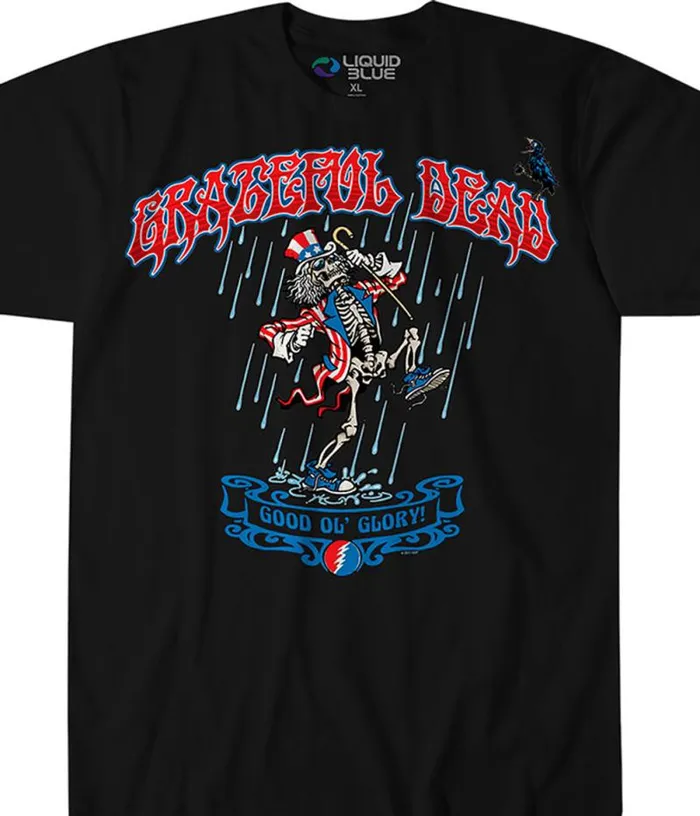 Liquid Blue TShirt Men Good Ol Glory Custom TShirt