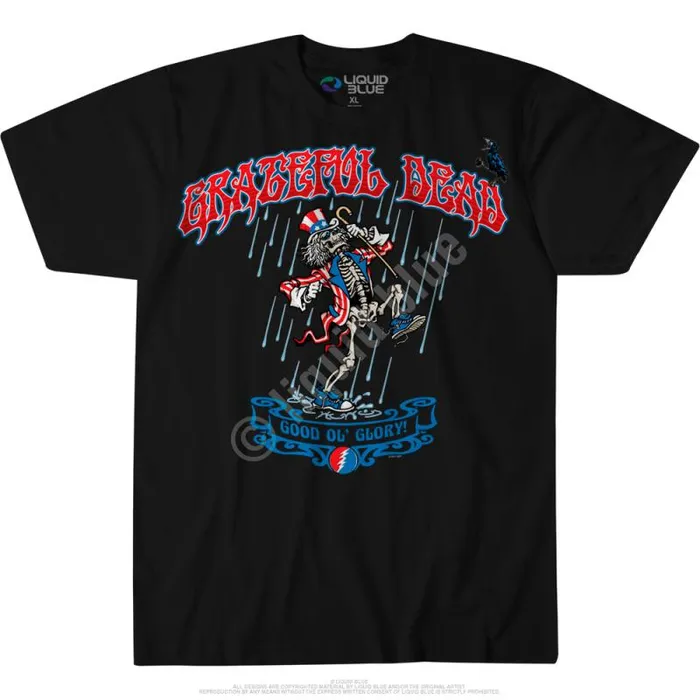 Liquid Blue TShirt Men Good Ol Glory Custom TShirt