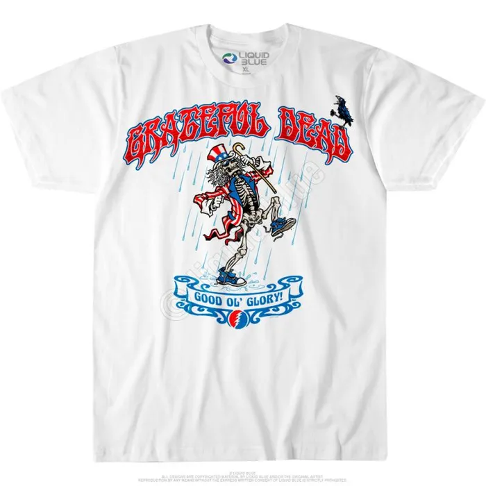Liquid Blue TShirt Men Good Ol Glory Custom TShirt