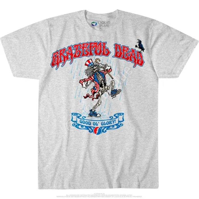 Liquid Blue TShirt Men Good Ol Glory Custom TShirt