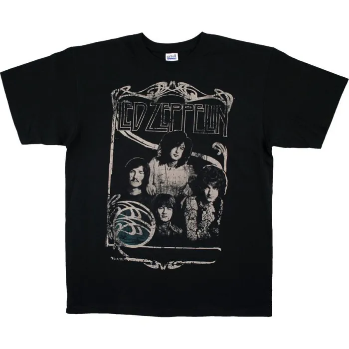 Liquid Blue TShirt Men Good Times Bad Times Black TShirt