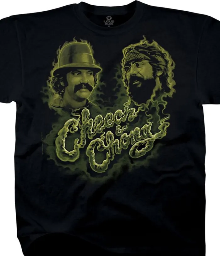 Liquid Blue TShirt Men Green Smoke Black TShirt