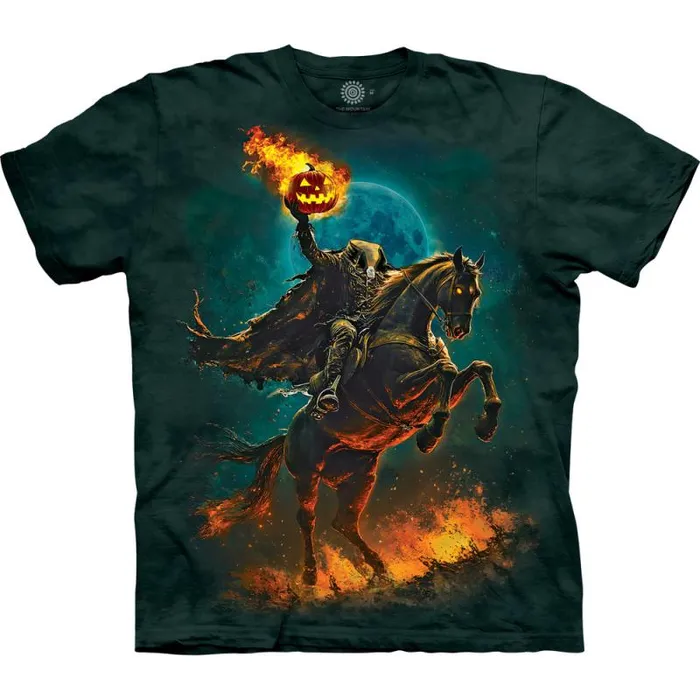 Liquid Blue TShirt Men Headless Horseman Classic Cotton TShirt