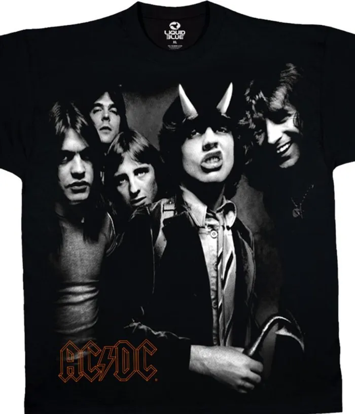 Liquid Blue TShirt Men Highway Group Black TShirt