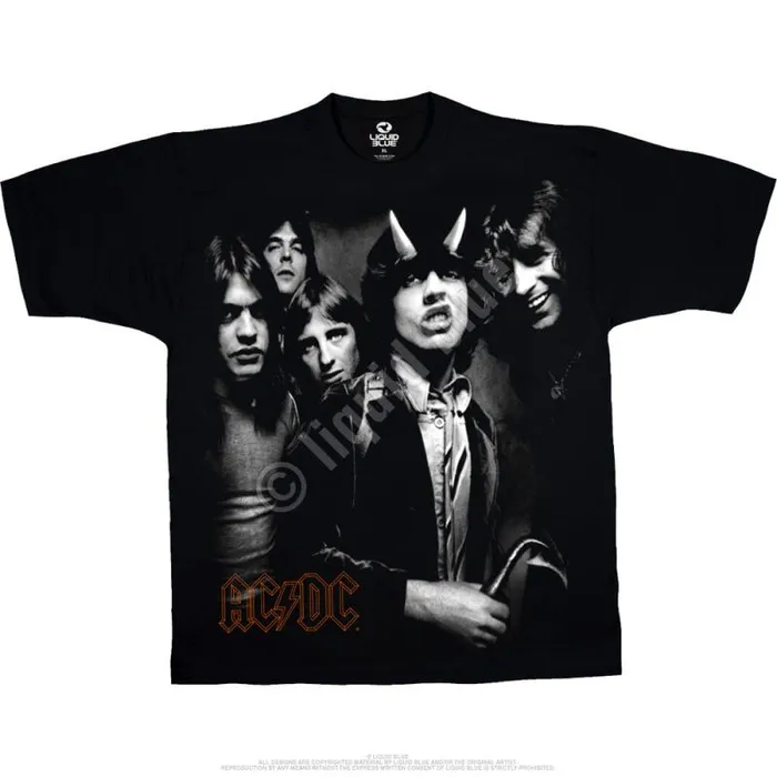 Liquid Blue TShirt Men Highway Group Black TShirt
