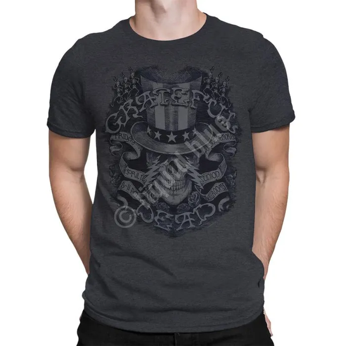 Liquid Blue TShirt Men Memorial Ballroom Dark Heather PolyCotton TShirt
