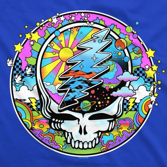 Liquid Blue TShirt Men Mod Max SYFace Blue TShirt