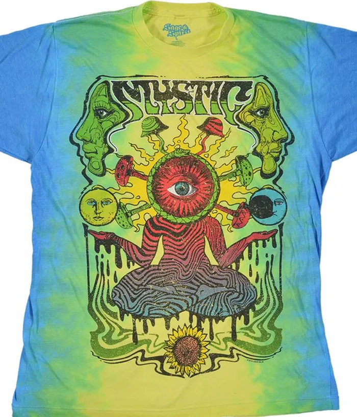 Liquid Blue TShirt Men Mystic TieDye TShirt