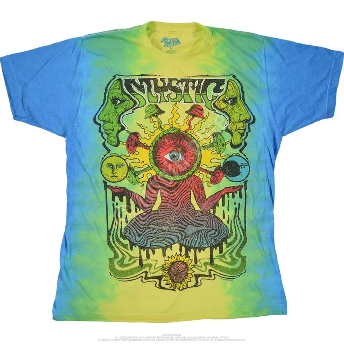 Liquid Blue TShirt Men Mystic TieDye TShirt