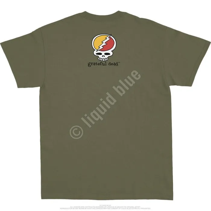Liquid Blue TShirt Men Peace Dead Is Better TShirt