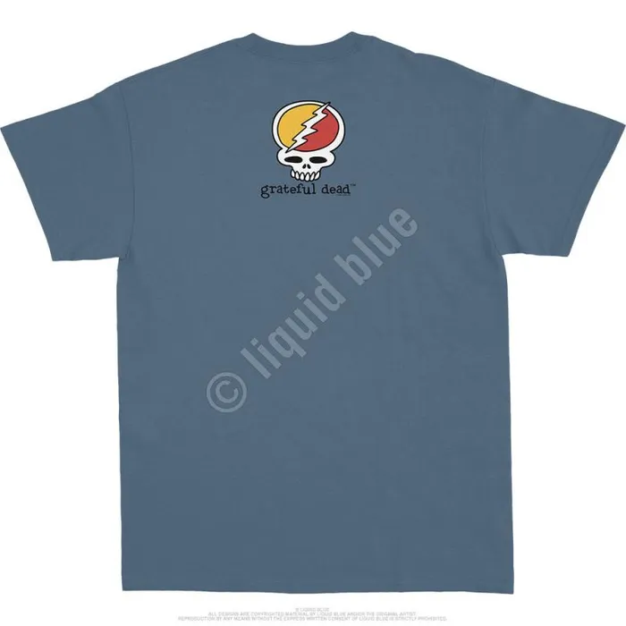 Liquid Blue TShirt Men Peace Dead Is Better TShirt
