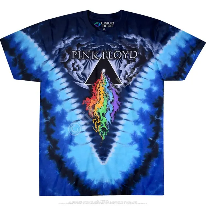 Liquid Blue TShirt Men Prism River TieDye TShirt