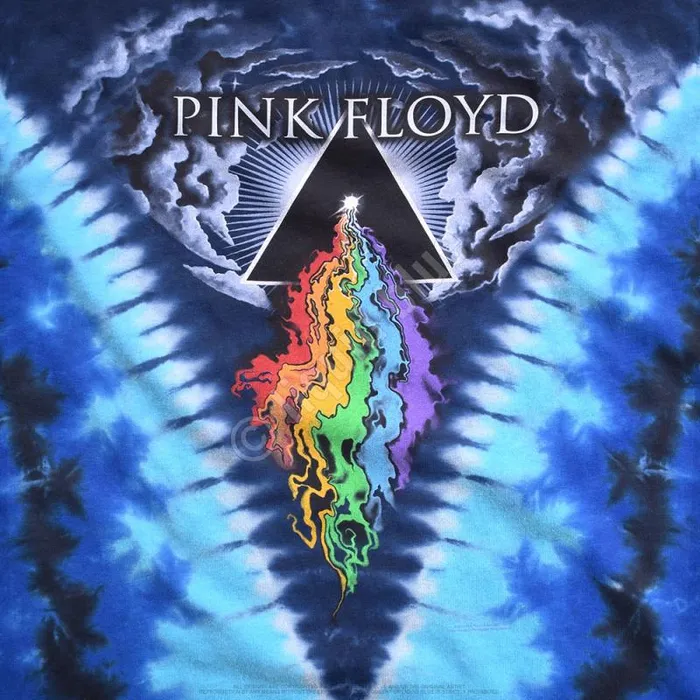 Liquid Blue TShirt Men Prism River TieDye TShirt