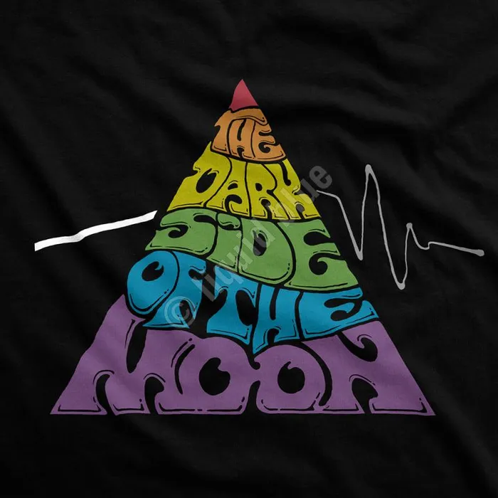 Liquid Blue TShirt Men Pyramid Groove Black TShirt