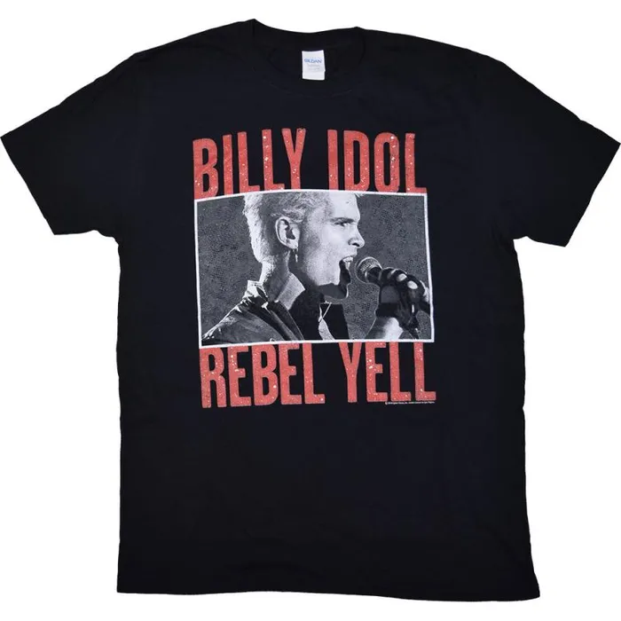 Liquid Blue TShirt Men Rebel Yell Black TShirt