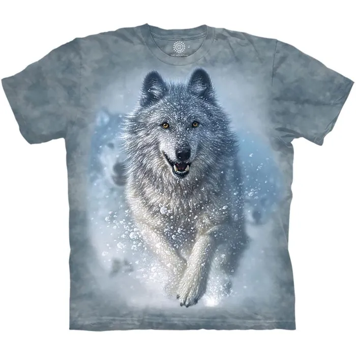 Liquid Blue TShirt Men Snow Plow Classic Cotton TShirt