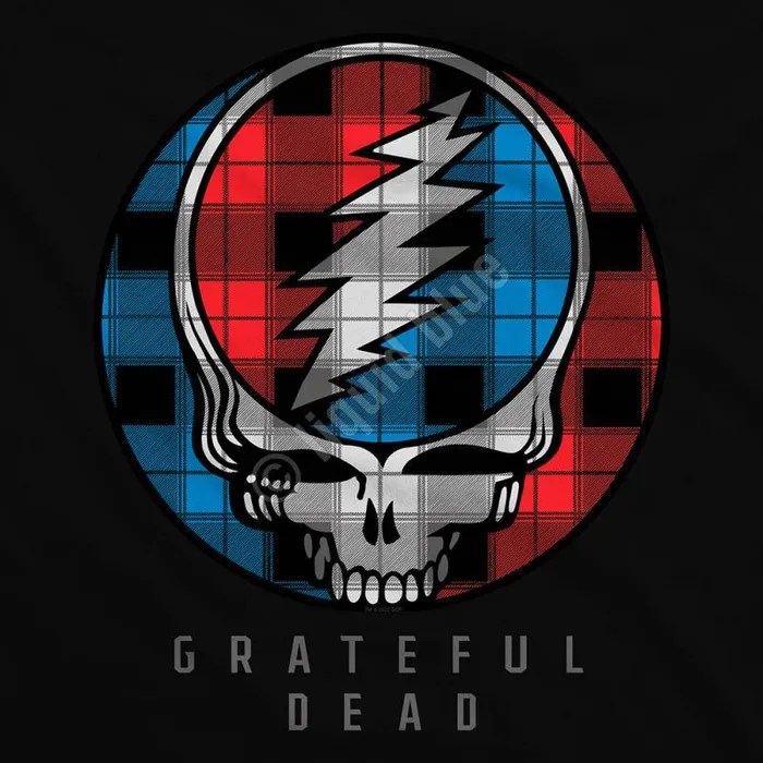 Liquid Blue TShirt Men Steal Your Plaid Black TShirt