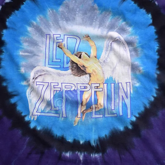 Liquid Blue TShirt Men Swan Song TieDye TShirt