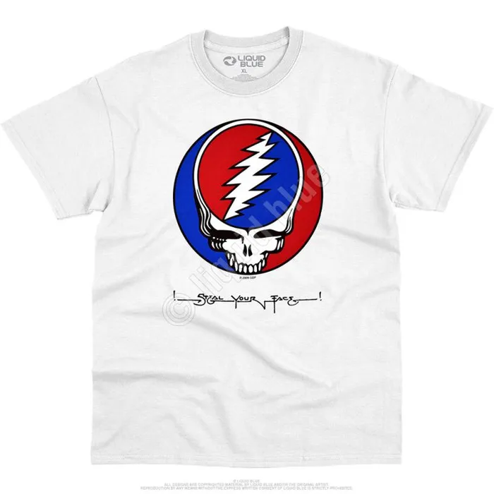 Liquid Blue TShirt Men SYF White TShirt