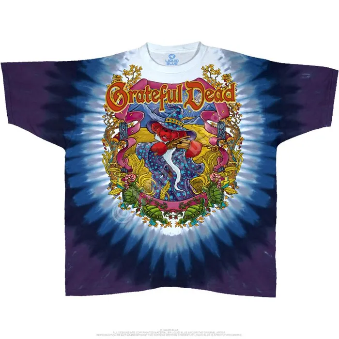 Liquid Blue TShirt Men Terrapin Moon TieDye TShirt