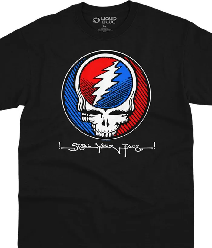 Liquid Blue TShirt Men Underground SYF Black TShirt
