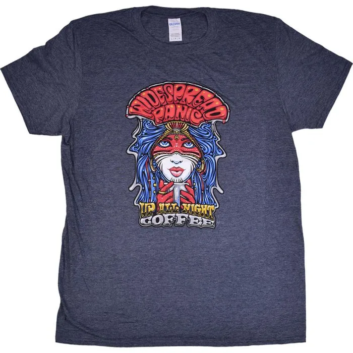 Liquid Blue TShirt Men Widespread Panic Up All Night Dark Blue Heather TShirt Liquid Blue TShirt Men Widespread Panic Up All Night Dark Blue Heather TShirt
