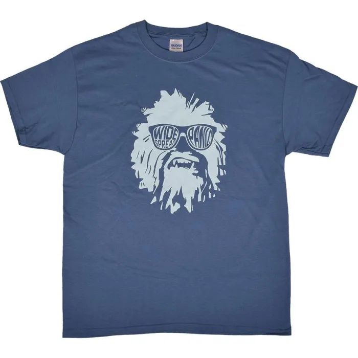 Liquid Blue TShirt Men Widespread Wukee Glasses Blue TShirt
