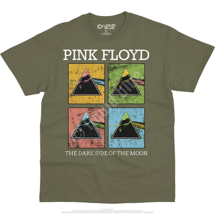 Liquid Blue TShirt Men Window Pane TShirt