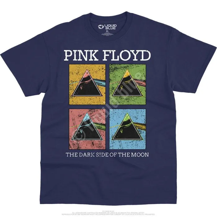 Liquid Blue TShirt Men Window Pane TShirt