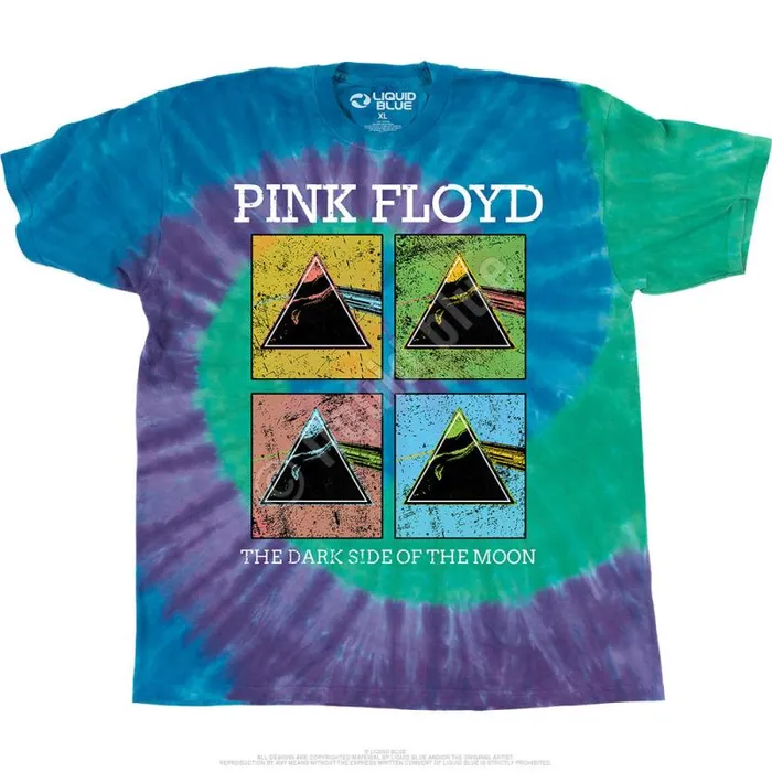 Liquid Blue TShirt Men Window Pane TShirt