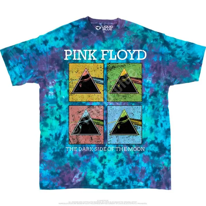 Liquid Blue TShirt Men Window Pane TShirt