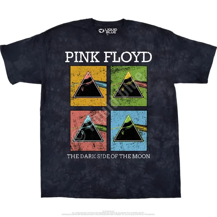 Liquid Blue TShirt Men Window Pane TShirt