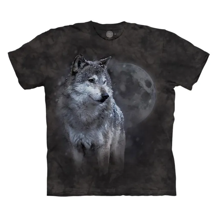 Liquid Blue Youth Kids Winter Eve Wolf Kids039 TShirt