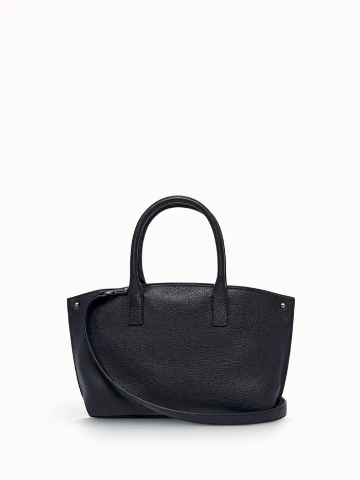 Little Ai Messenger Bag In Cervocalf Leather Denim Women Akris Top Handle Bags