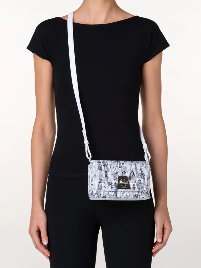 Little Anouk Day Bag With Croquis Print Croquis Print Women Akris Mini Bags