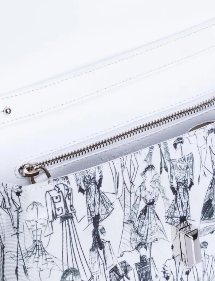 Little Anouk Day Bag With Croquis Print Croquis Print Women Akris Mini Bags