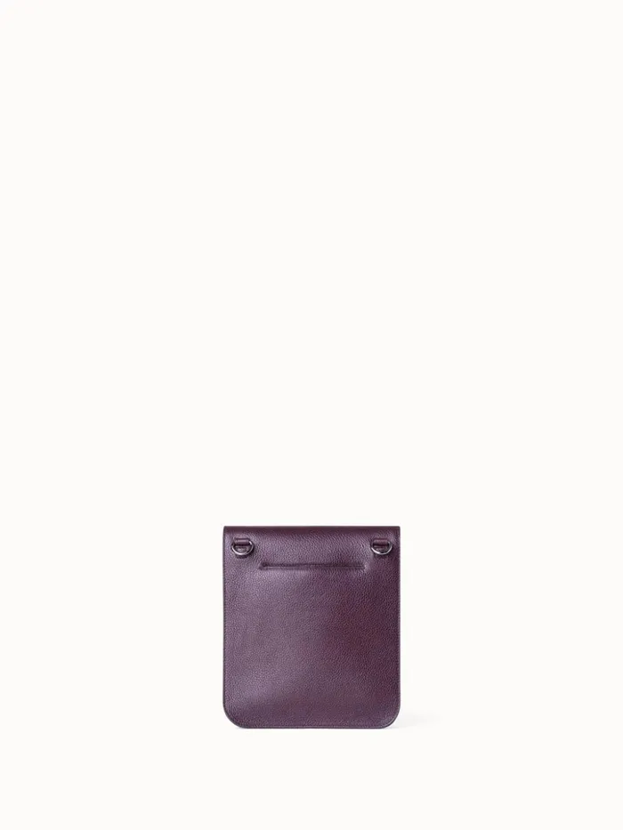 Little Anouk Messenger Bag In Leather Burgundy Women Akris Messenger Bags