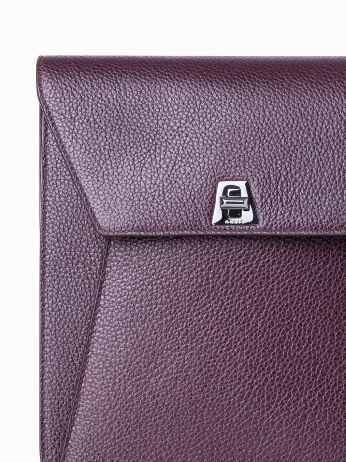 Little Anouk Messenger Bag In Leather Burgundy Women Akris Messenger Bags