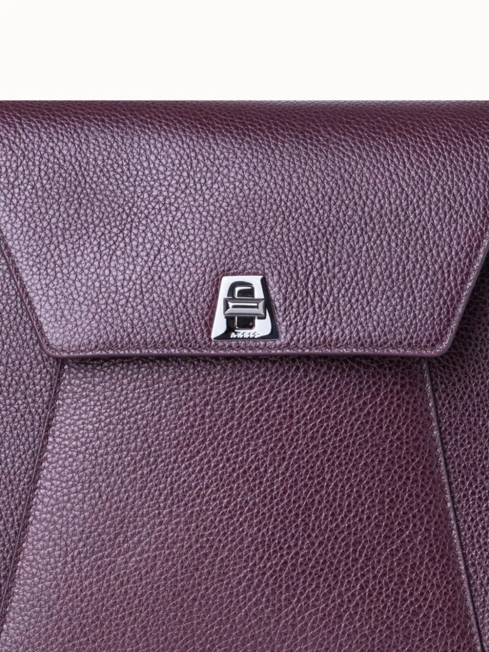 Little Anouk Messenger Bag In Leather Burgundy Women Akris Messenger Bags