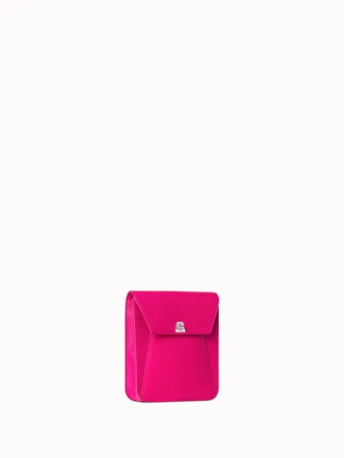 Little Anouk Messenger In Calf Leather Pink Women Akris Mini Bags