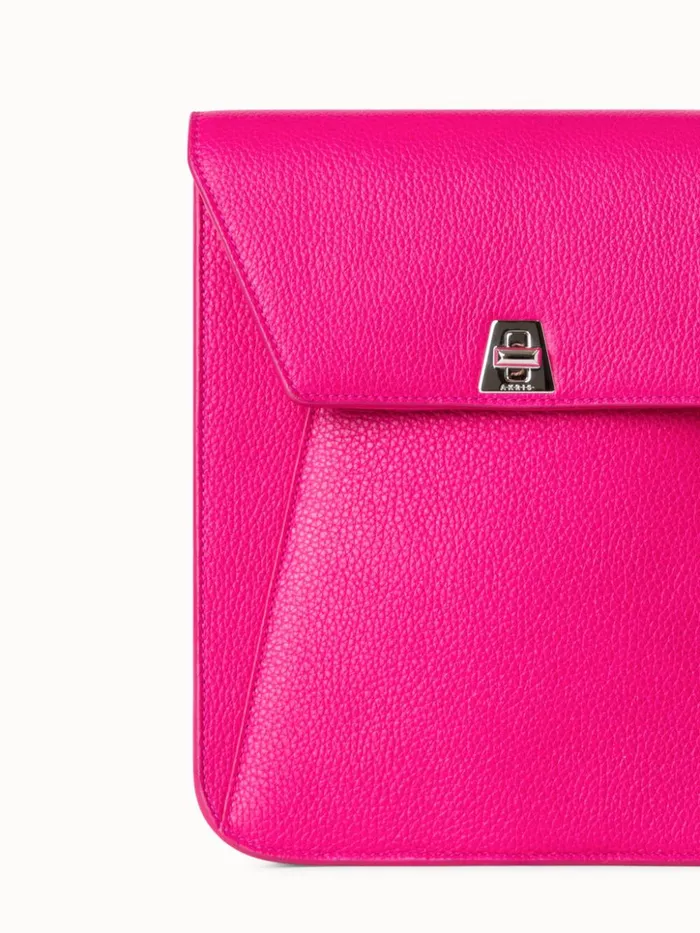 Little Anouk Messenger In Calf Leather Pink Women Akris Mini Bags