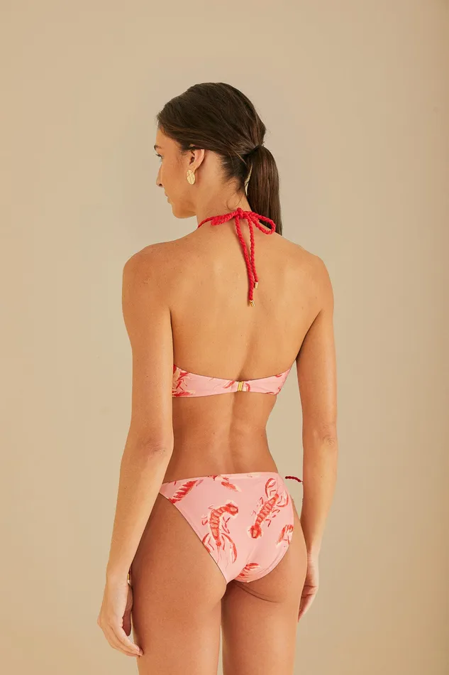 Lobsters Bikini Top Women Farm Rio Crop Tops