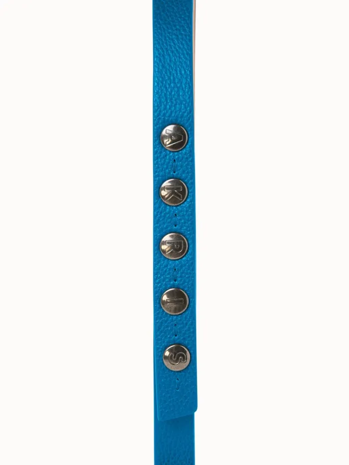 Logo Press Studs Fine Leather Belt Alpsee Women Akris Belts