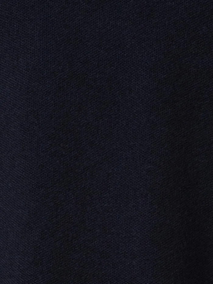 Long Cashmere Piqu Knit Jacket Navy Women Akris Cashmere
